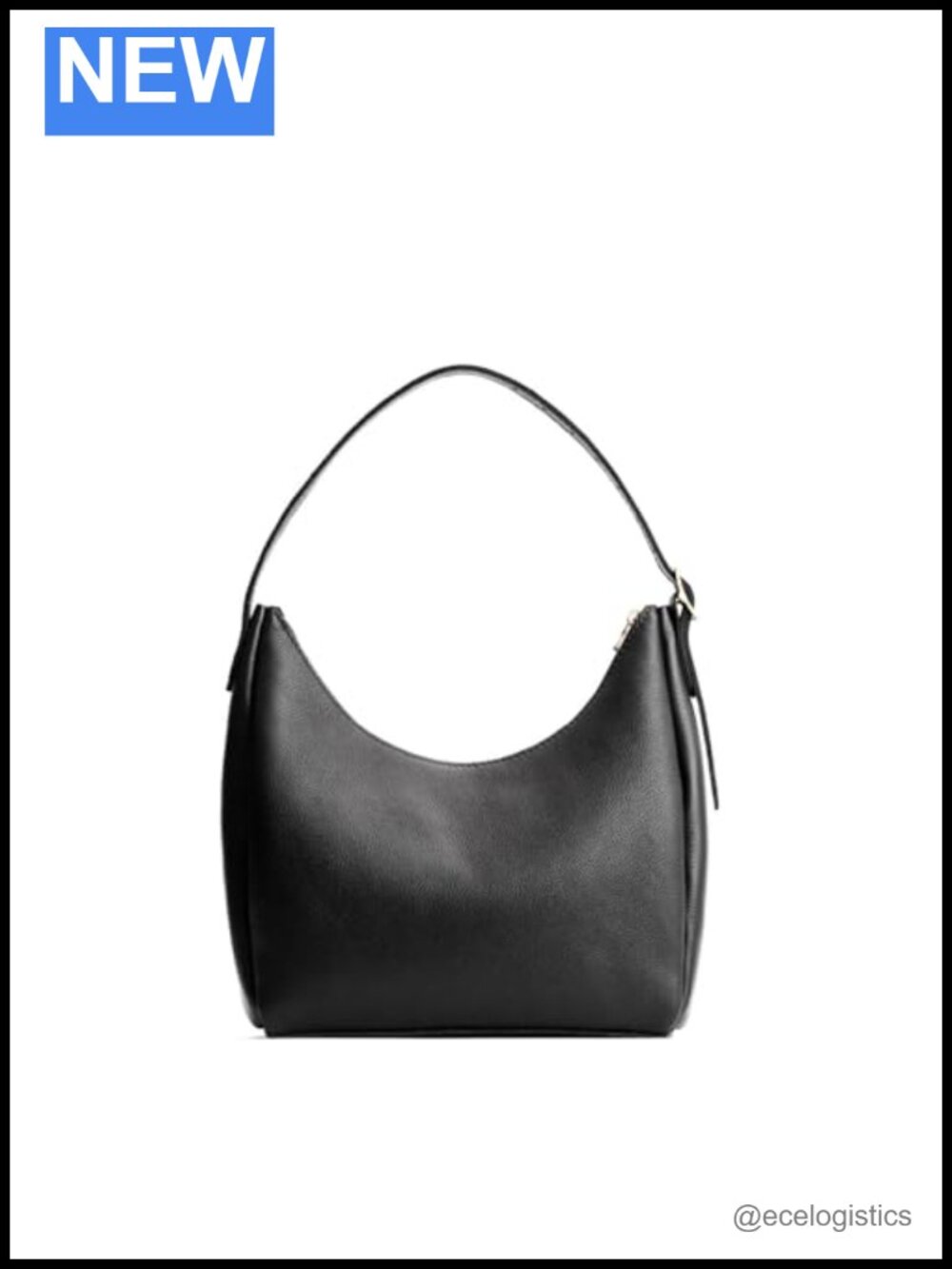 Handmade Full-Grain Leather Shoulder Bag Crossbody Adjustable Strap Large